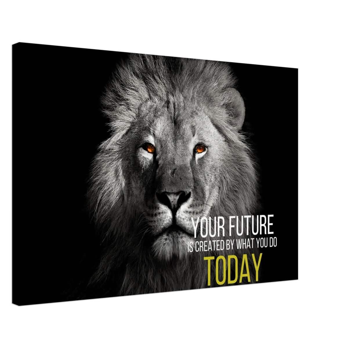 Da Vinci Motivational Wall Art | Future - Canvas - 60x90 cm / 24x36″ - Thick