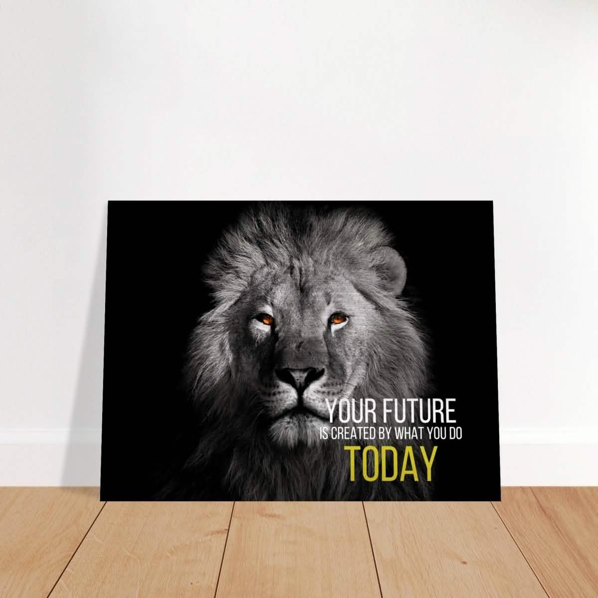 Da Vinci Motivational Wall Art | Future - Brushed Aluminum Print - 30x40 cm / 12x16″ -