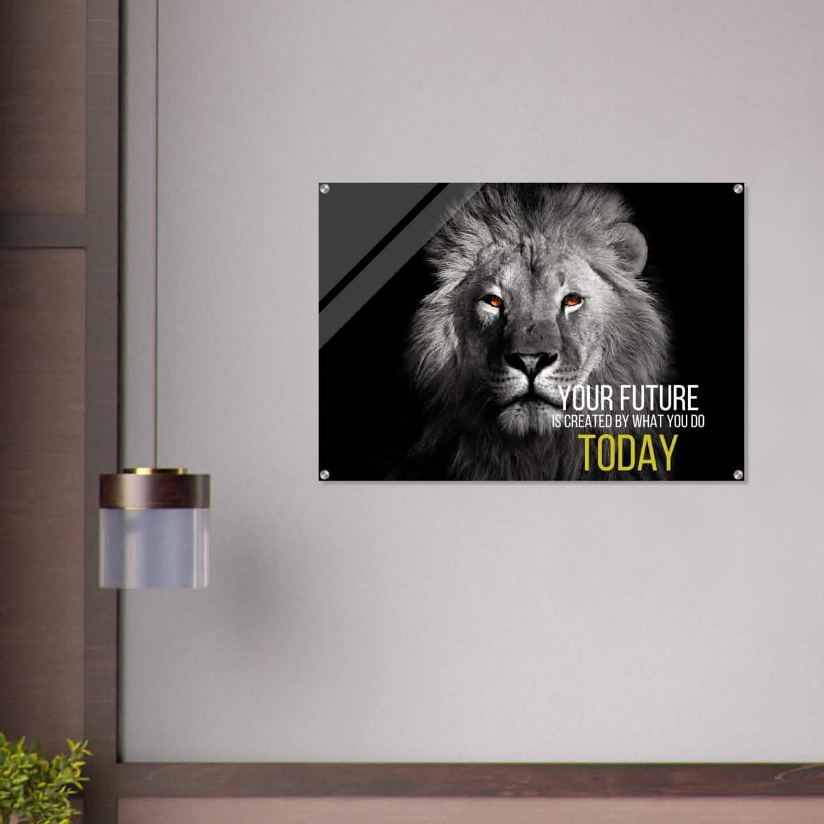 Da Vinci Motivational Wall Art | Future - Acrylic Print - 70x100 cm / 28x40″ -