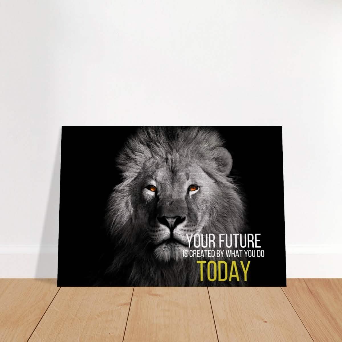 Da Vinci Motivational Wall Art | Future - Brushed Aluminum Print - 70x100 cm / 28x40″ -