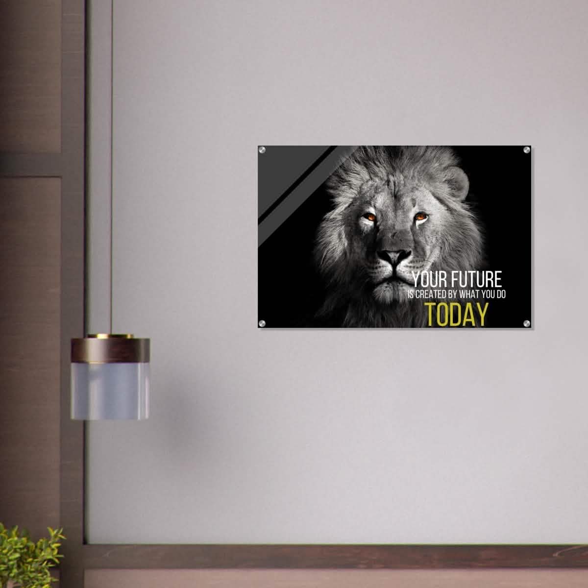 Da Vinci Motivational Wall Art | Future - Acrylic Print - 60x90 cm / 24x36″ -