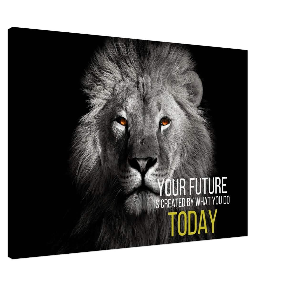 Da Vinci Motivational Wall Art | Future - Canvas - 70x100 cm / 28x40″ - Slim