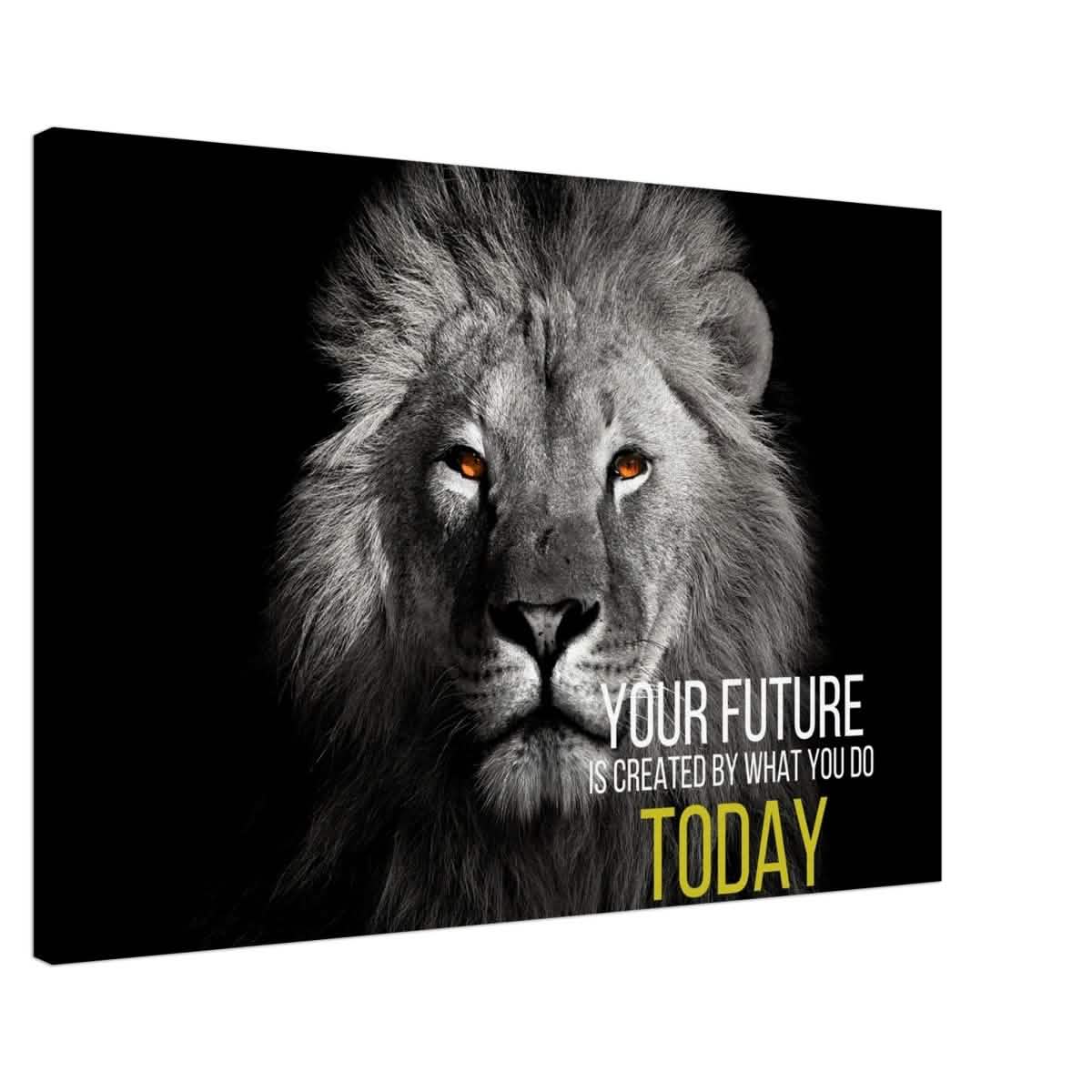 Da Vinci Motivational Wall Art | Future - Canvas - 60x90 cm / 24x36″ - Slim