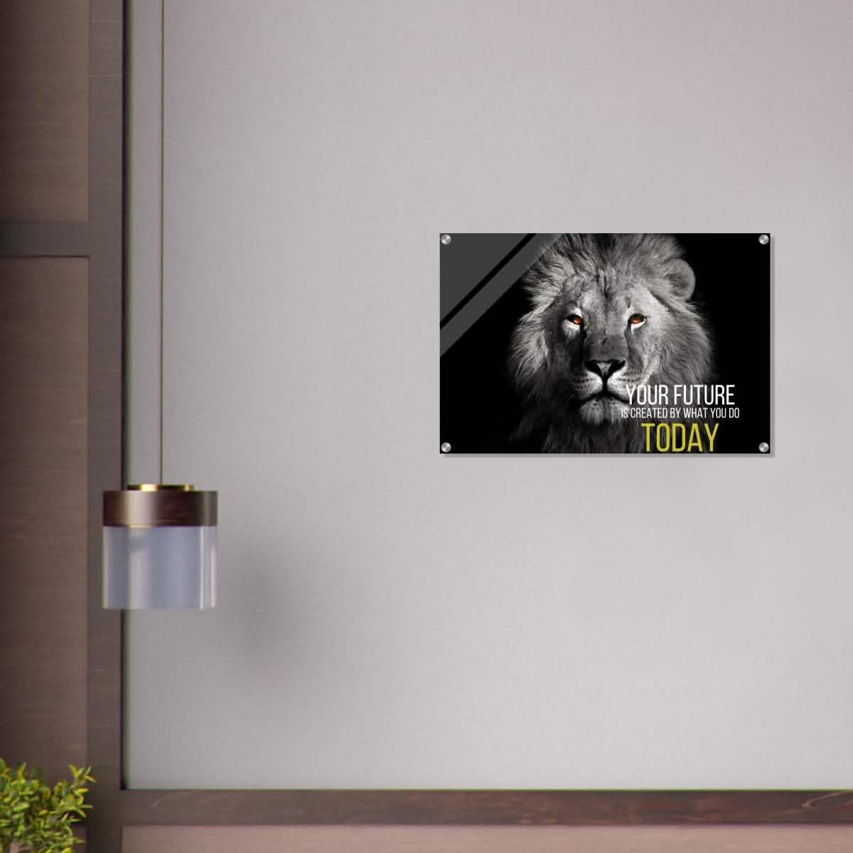 Da Vinci Motivational Wall Art | Future - Acrylic Print - 50x75 cm / 20x30″ -