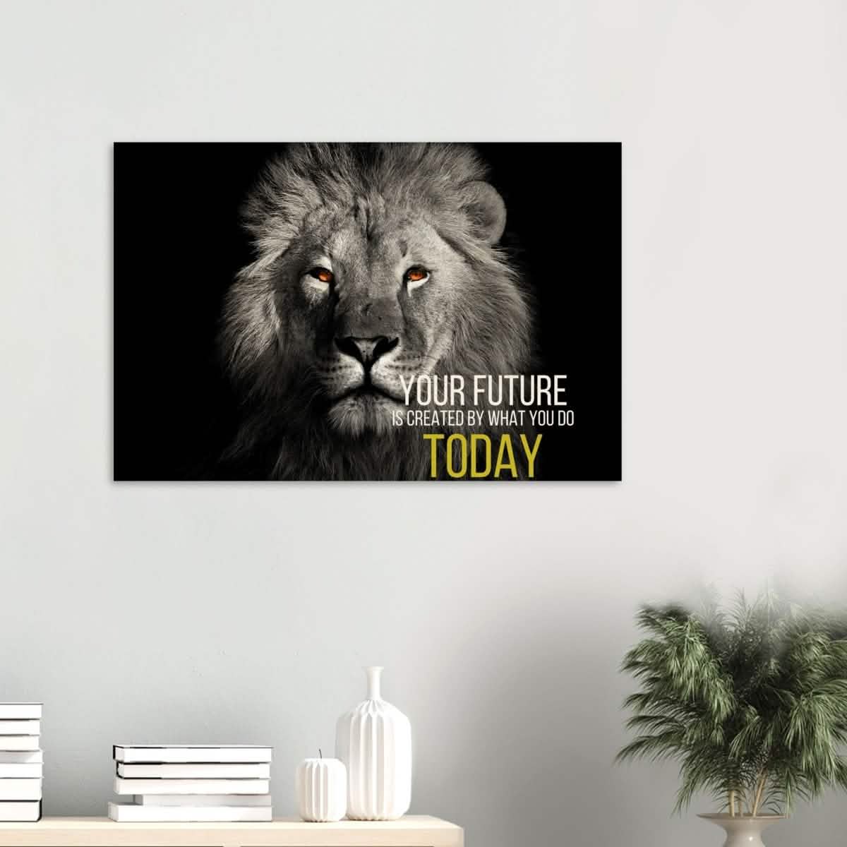 Da Vinci Motivational Wall Art | Future - Wood Prints - 60x90 cm / 24x36″ - 20 mm