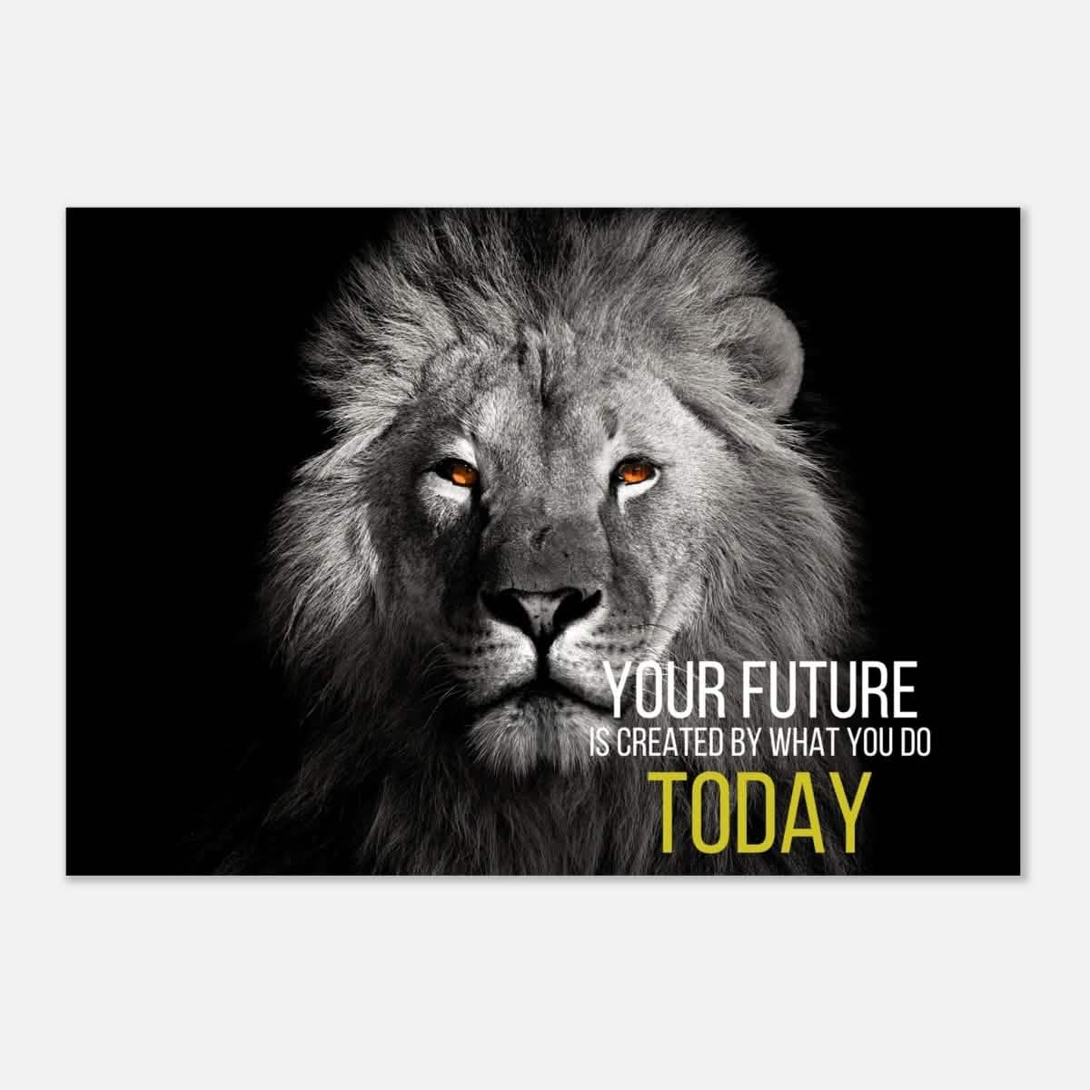 Da Vinci Motivational Wall Art | Future - Aluminum Print - 70x100 cm / 28x40″ -