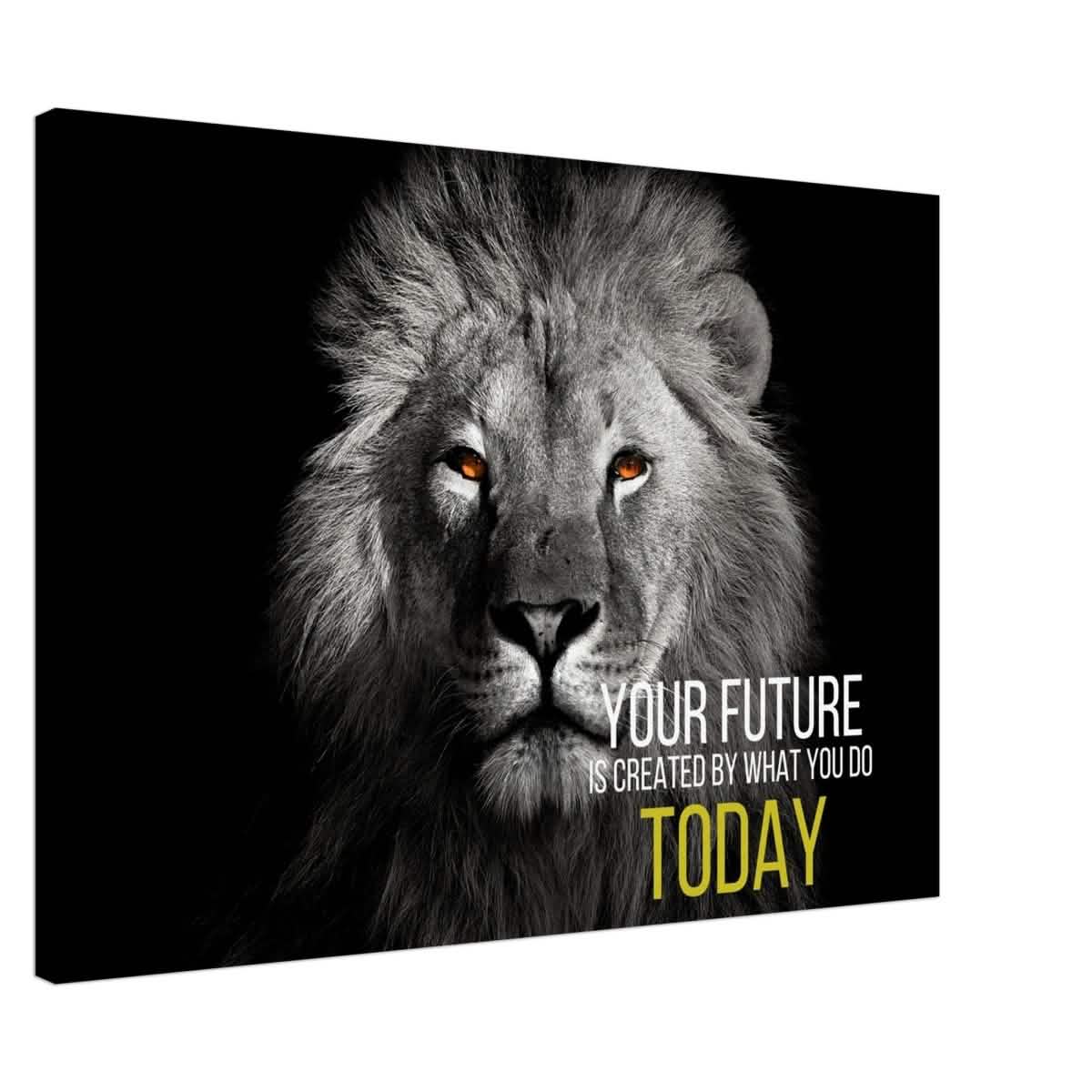 Da Vinci Motivational Wall Art | Future - Canvas - 70x100 cm / 28x40″ - Thick