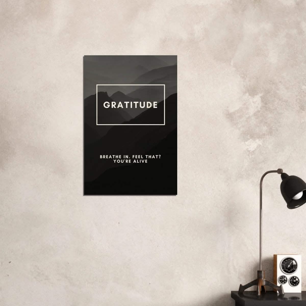 Da Vinci Motivational Wall Art | Gratitude - Wood Prints - 50x75 cm / 20x30″ - 10 mm