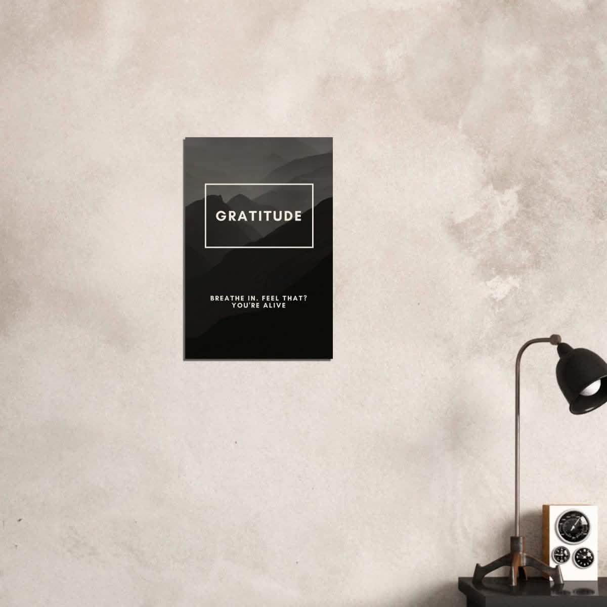 Da Vinci Motivational Wall Art | Gratitude - Wood Prints - 40x60 cm / 16x24″ - 10 mm