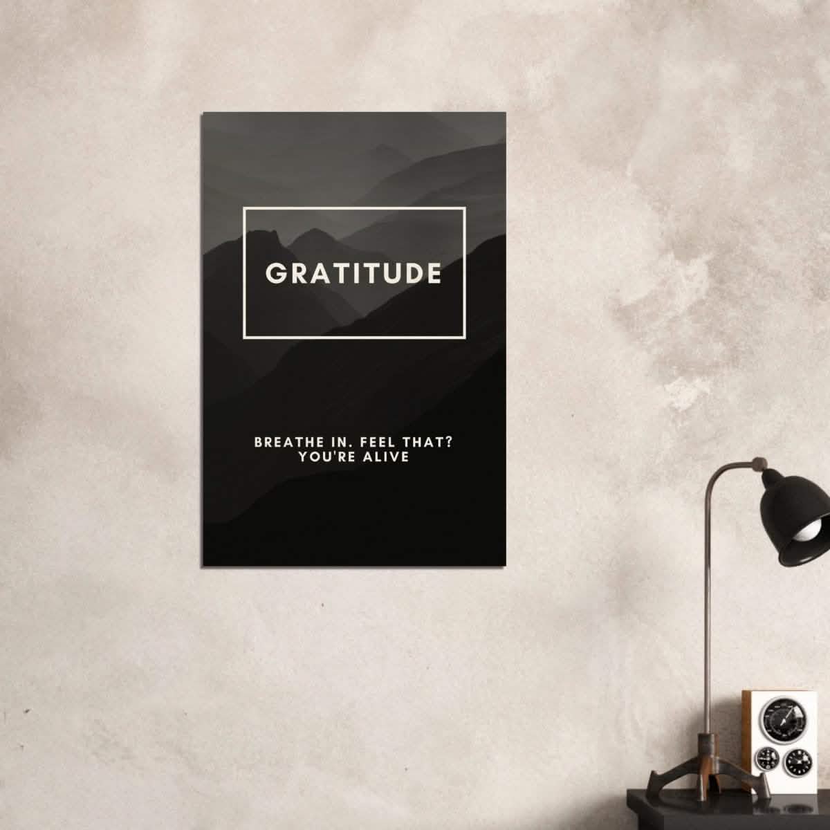 Da Vinci Motivational Wall Art | Gratitude - Wood Prints - 60x90 cm / 24x36″ - 10 mm