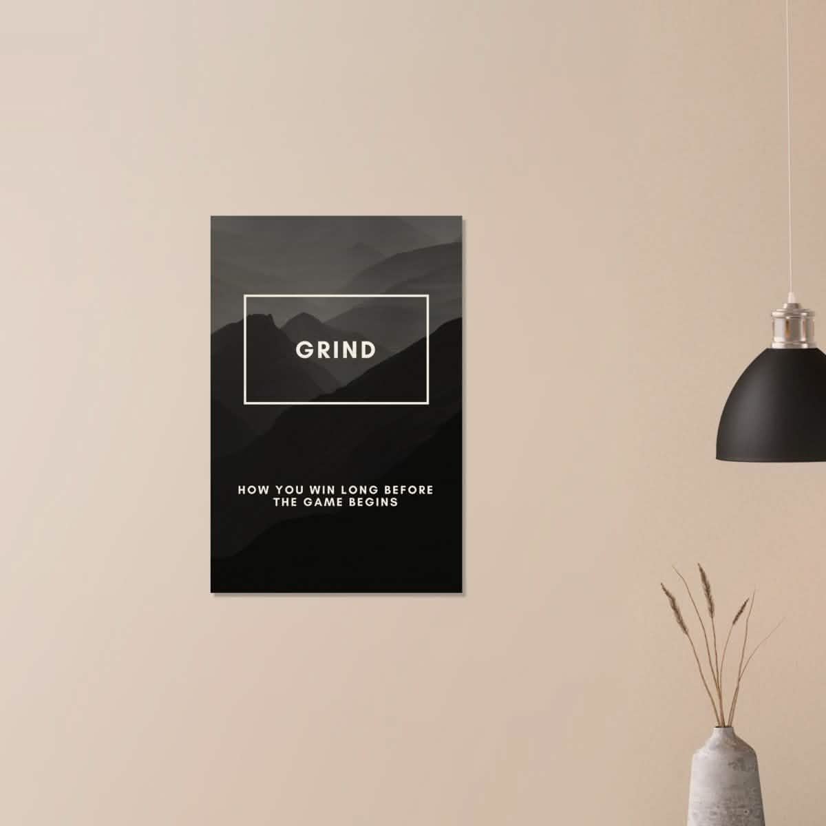 Da Vinci Motivational Wall Art | Grind - Wood Prints - 50x75 cm / 20x30″ - 10 mm