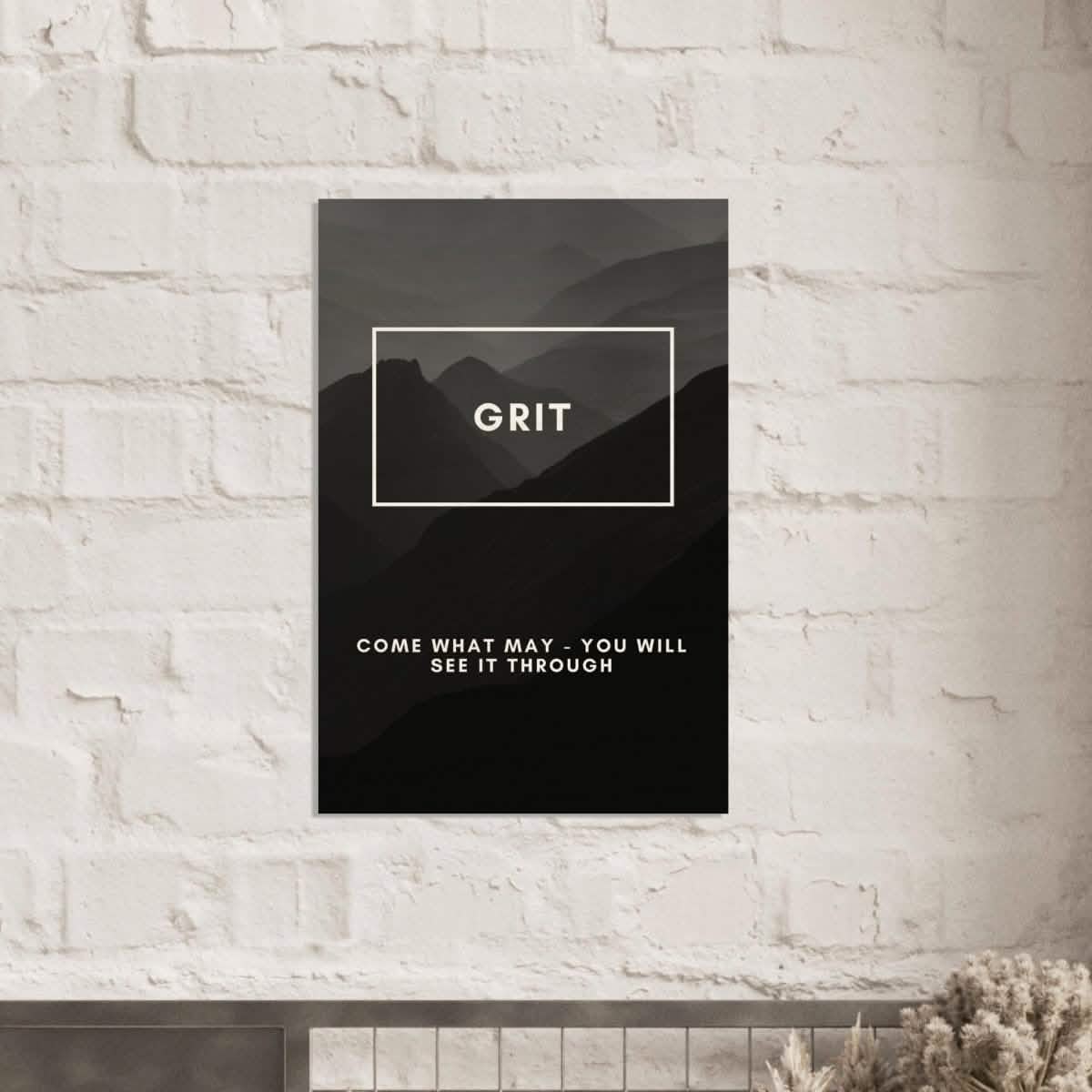 Da Vinci Motivational Wall Art | Grit - Wood Prints - 60x90 cm / 24x36″ - 20 mm