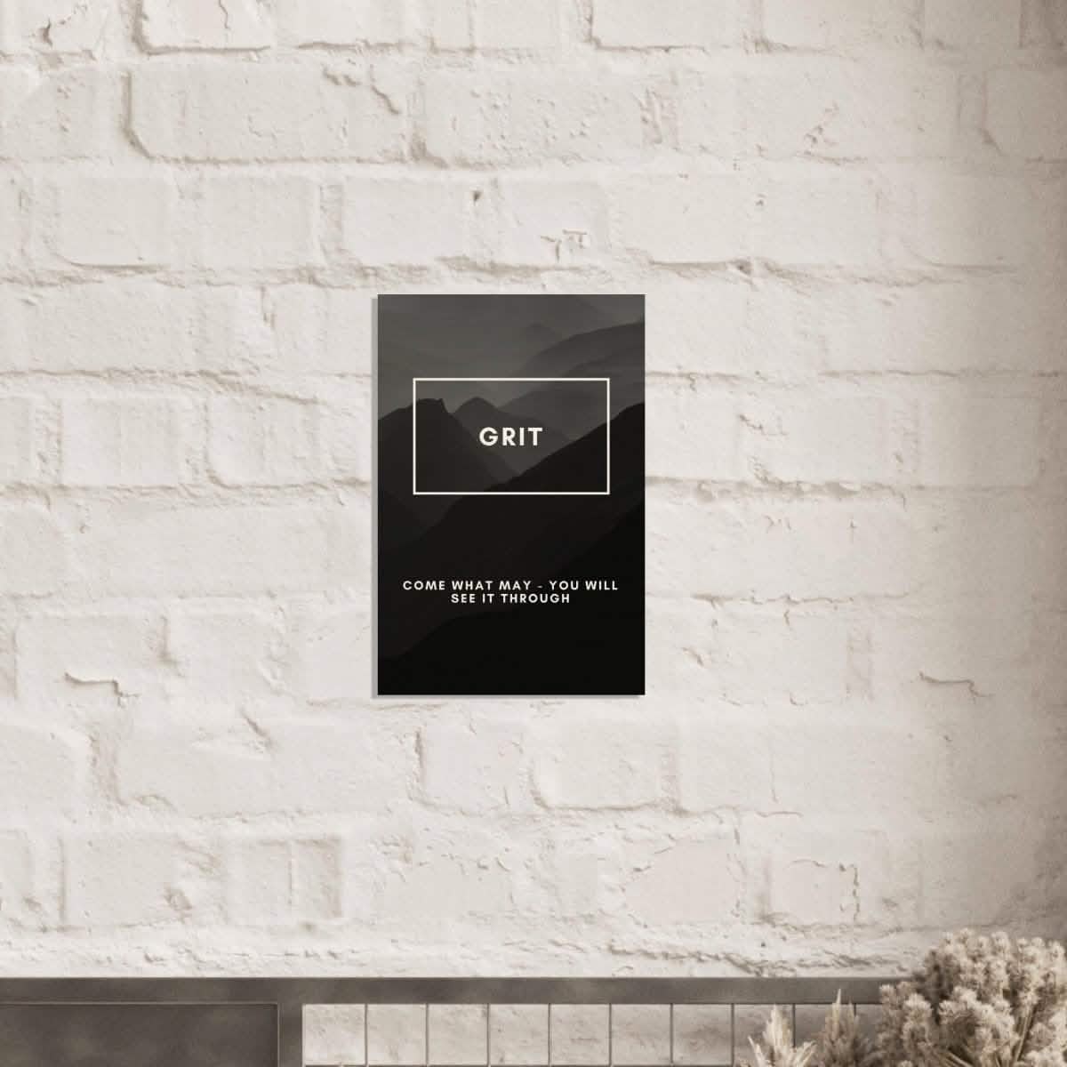 Da Vinci Motivational Wall Art | Grit - Wood Prints - 40x60 cm / 16x24″ - 10 mm