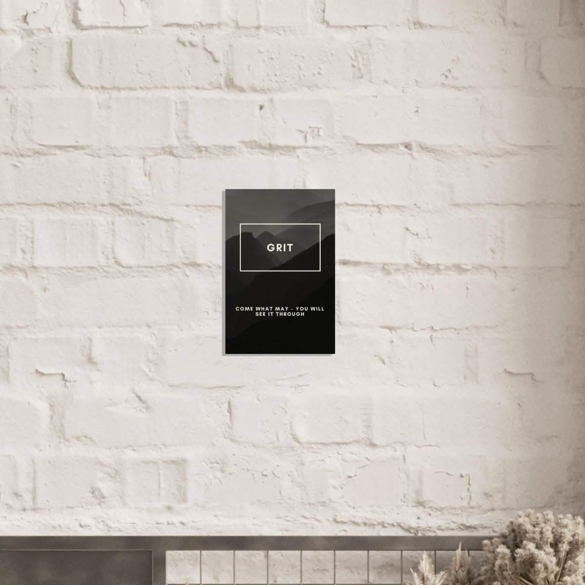 Da Vinci Motivational Wall Art | Grit - Wood Prints - 30x45 cm / 12x18″ - 20 mm