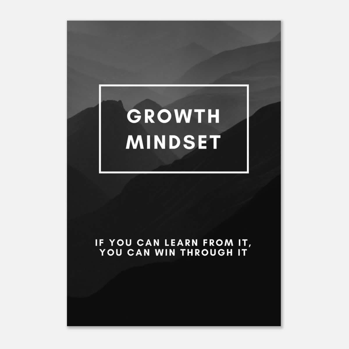 Da Vinci Motivational Wall Art | Growth Mindset - Aluminum Print - 70x100 cm / 28x40″ -