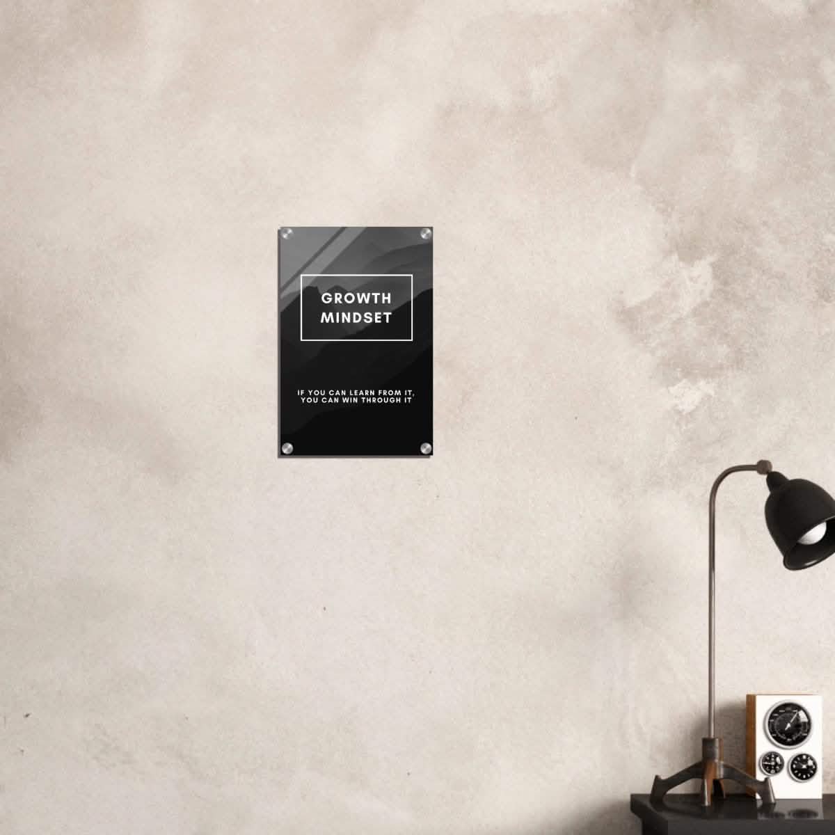 Da Vinci Motivational Wall Art | Growth Mindset - Acrylic Print - 30x45 cm / 12x18″ -