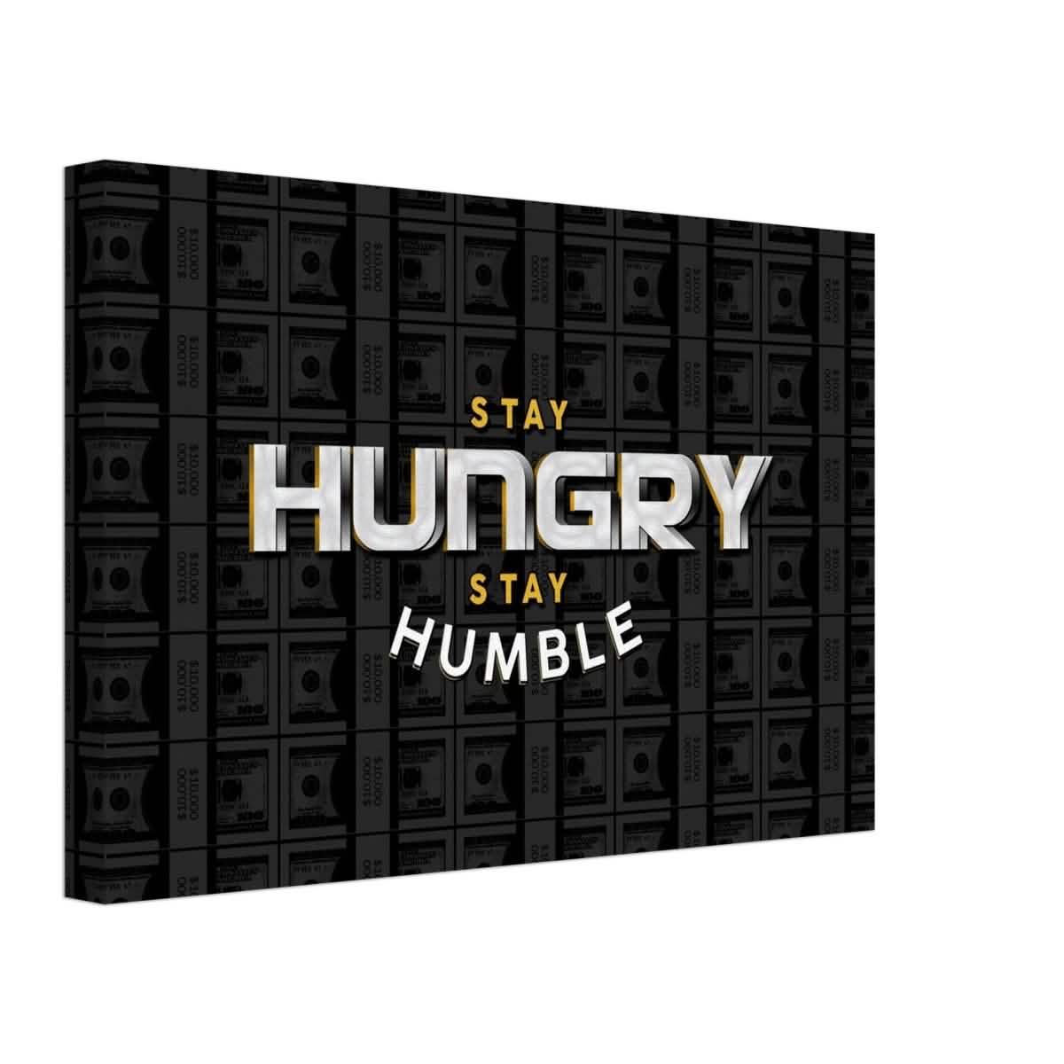 Da Vinci Motivational Wall art | Humble - Canvas - 30x45 cm / 12x18″ - Thick