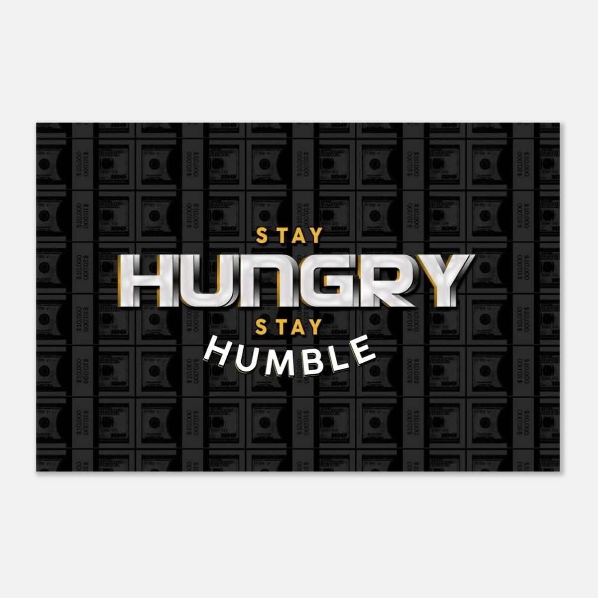 Da Vinci Motivational Wall art | Humble - Aluminum Print - 60x90 cm / 24x36″ -