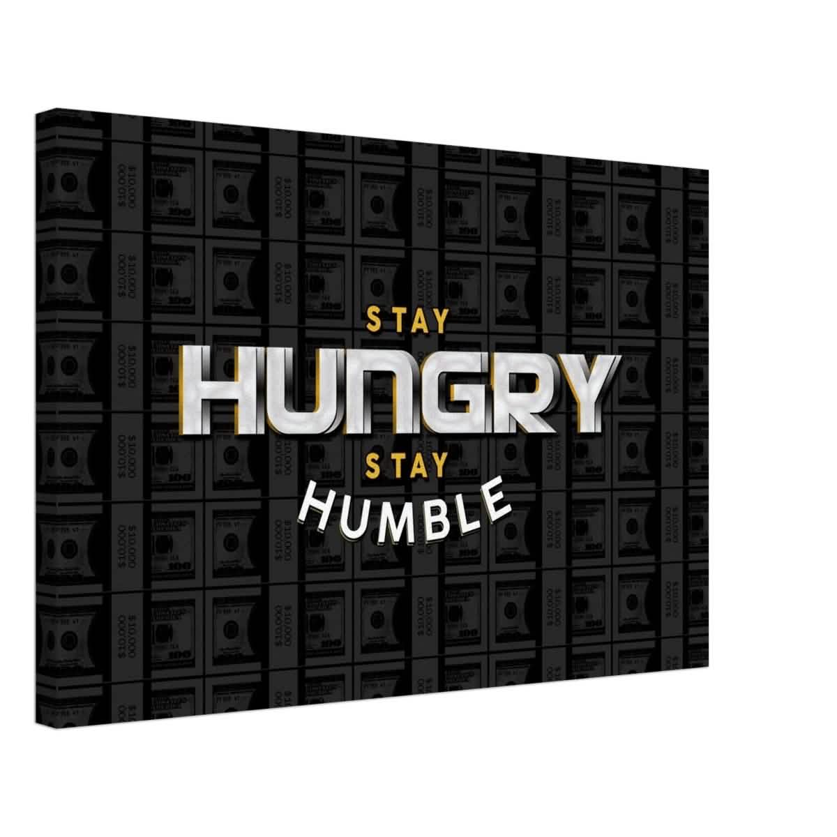 Da Vinci Motivational Wall art | Humble - Canvas - 40x60 cm / 16x24″ - Slim