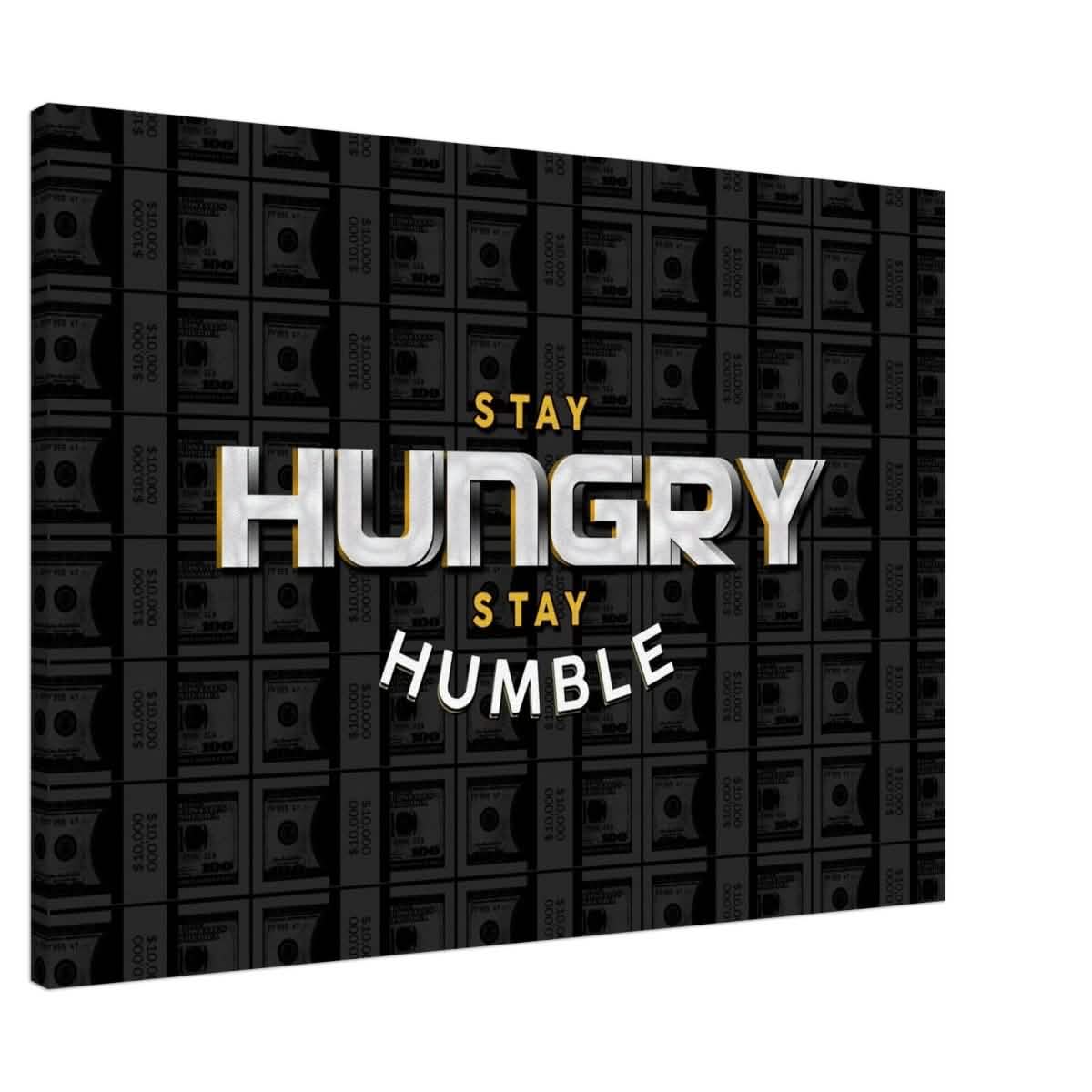 Da Vinci Motivational Wall art | Humble - Canvas - 70x100 cm / 28x40″ - Slim