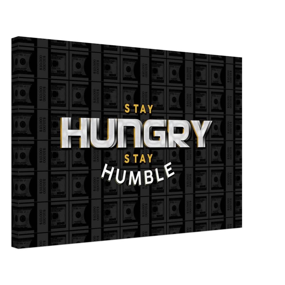 Da Vinci Motivational Wall art | Humble - Canvas - 50x75 cm / 20x30″ - Thick