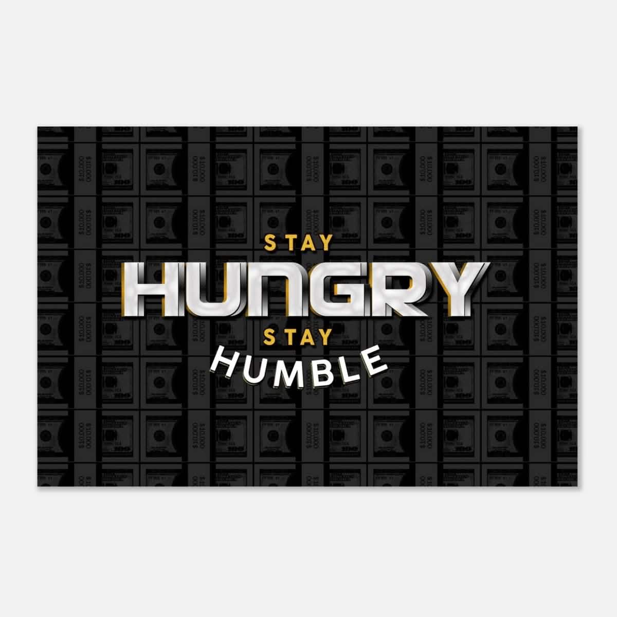 Da Vinci Motivational Wall art | Humble - Aluminum Print - 30x45 cm / 12x18″ -