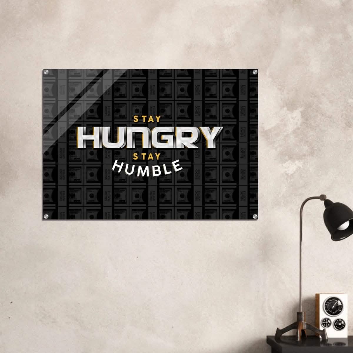 Da Vinci Motivational Wall art | Humble - Acrylic Print - 70x100 cm / 28x40″ -