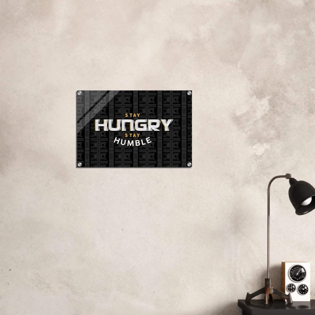 Da Vinci Motivational Wall art | Humble - Acrylic Print - 40x60 cm / 16x24″ -