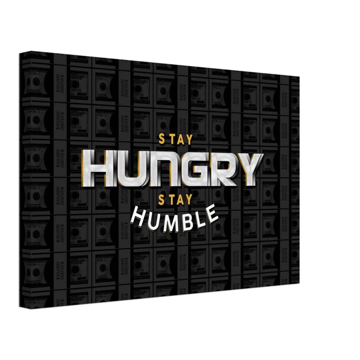 Da Vinci Motivational Wall art | Humble - Canvas - 30x45 cm / 12x18″ - Slim