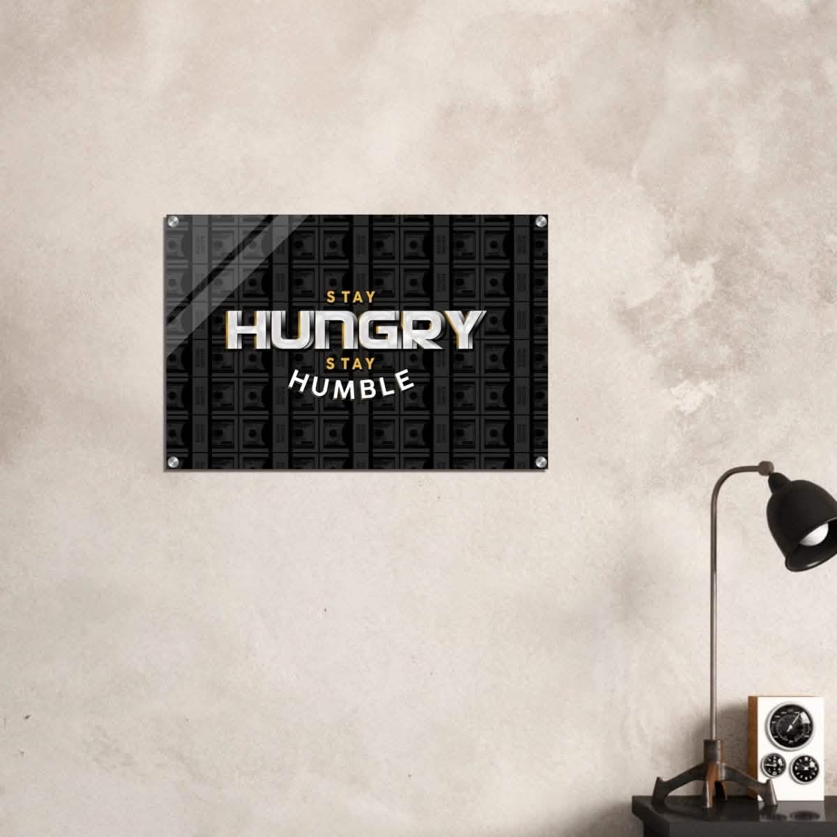 Da Vinci Motivational Wall art | Humble - Acrylic Print - 50x75 cm / 20x30″ -