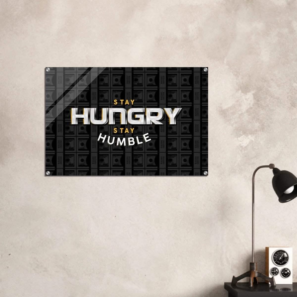 Da Vinci Motivational Wall art | Humble - Acrylic Print - 60x90 cm / 24x36″ -