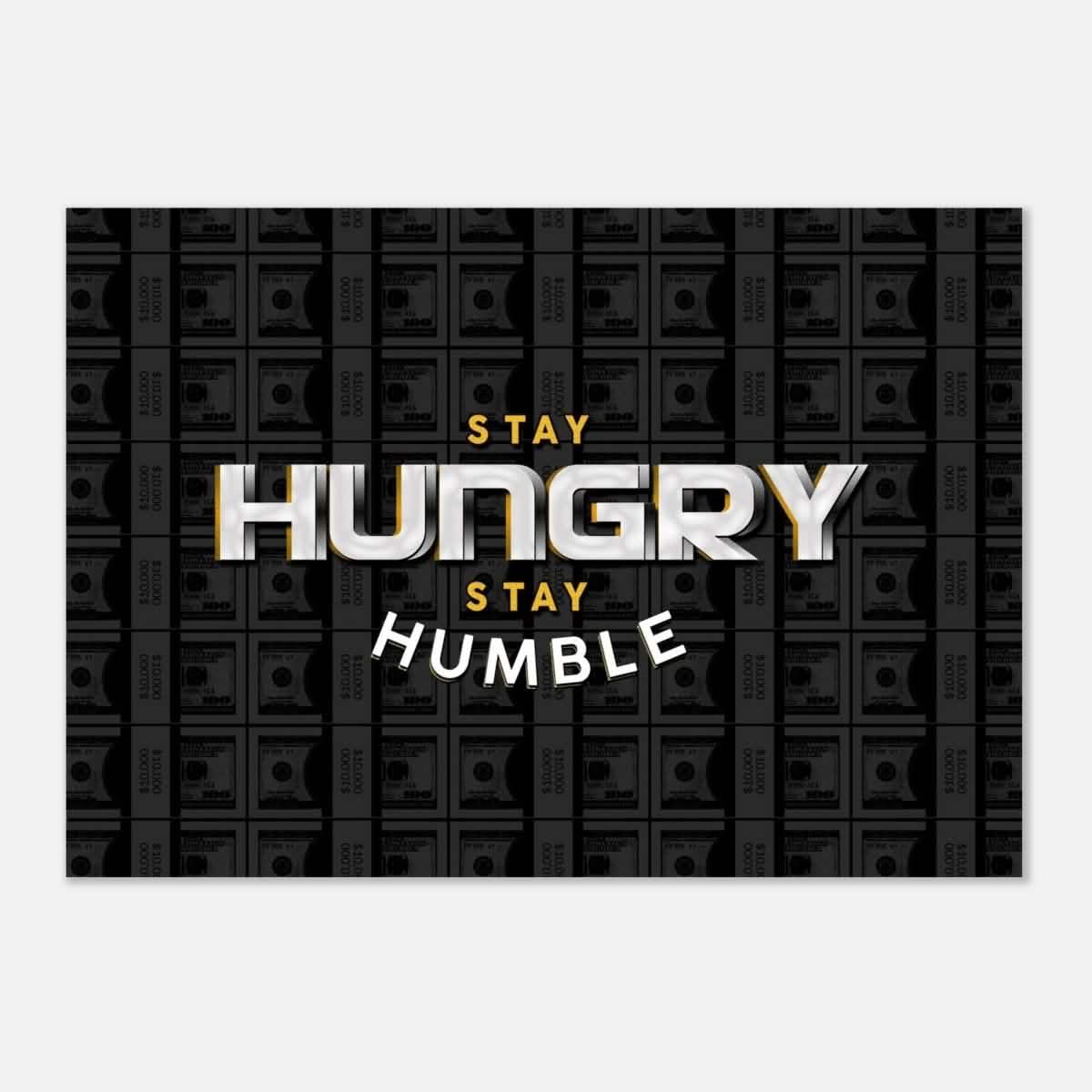 Da Vinci Motivational Wall art | Humble - Aluminum Print - 70x100 cm / 28x40″ -