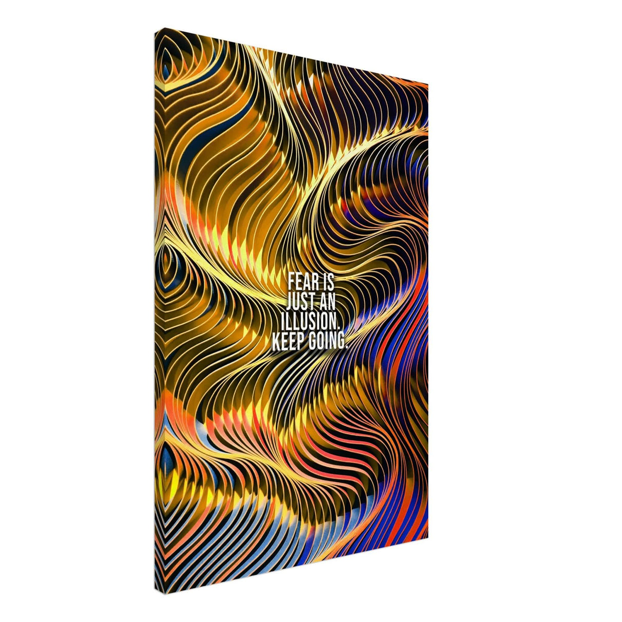 Da Vinci Motivational Wall Art | Illusion - Canvas - 60x90 cm / 24x36″ - Thick