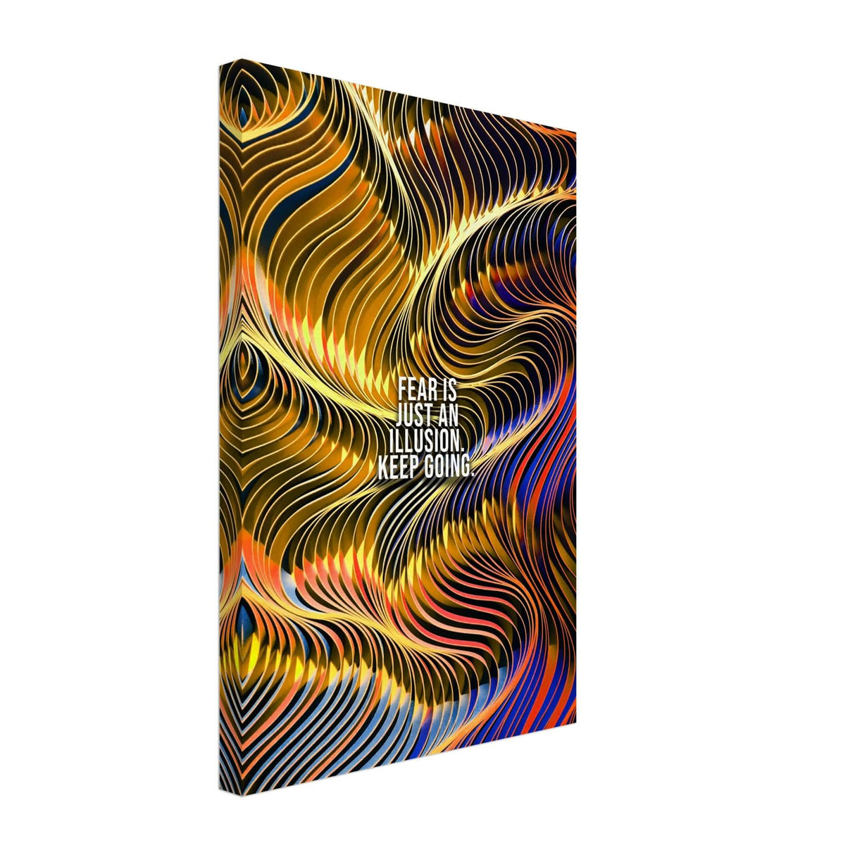 Da Vinci Motivational Wall Art | Illusion - Canvas - 30x45 cm / 12x18″ - Slim