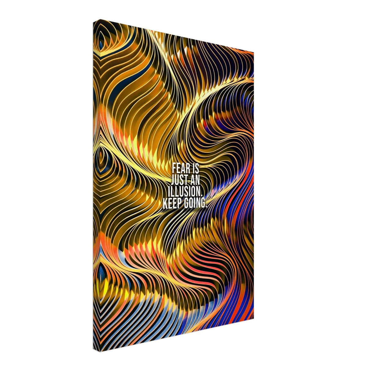 Da Vinci Motivational Wall Art | Illusion - Canvas - 50x75 cm / 20x30″ - Thick