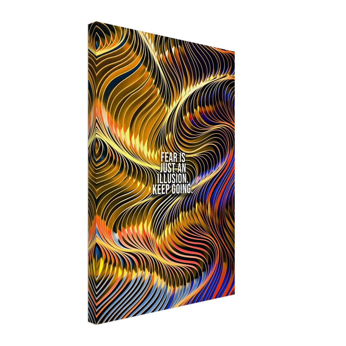 Da Vinci Motivational Wall Art | Illusion - Canvas - 40x60 cm / 16x24″ - Thick