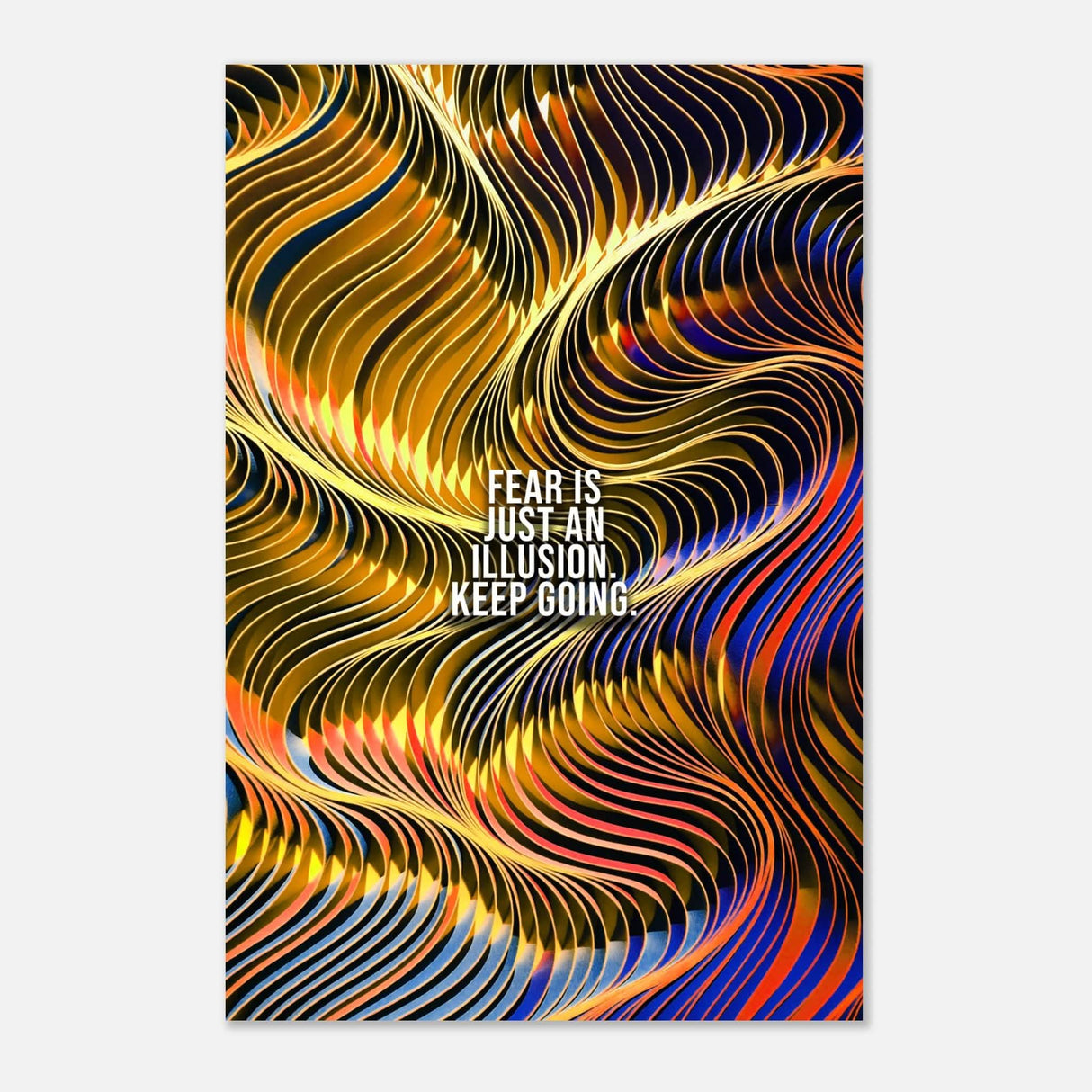 Da Vinci Motivational Wall Art | Illusion - Aluminum Print - 40x60 cm / 16x24″ -