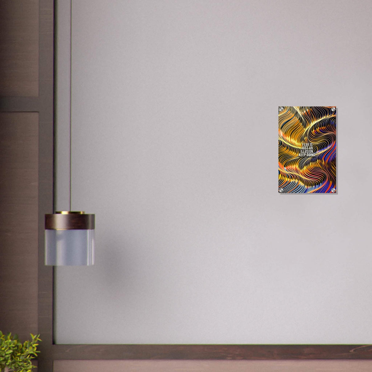 Da Vinci Motivational Wall Art | Illusion - Acrylic Print - 30x45 cm / 12x18″ -