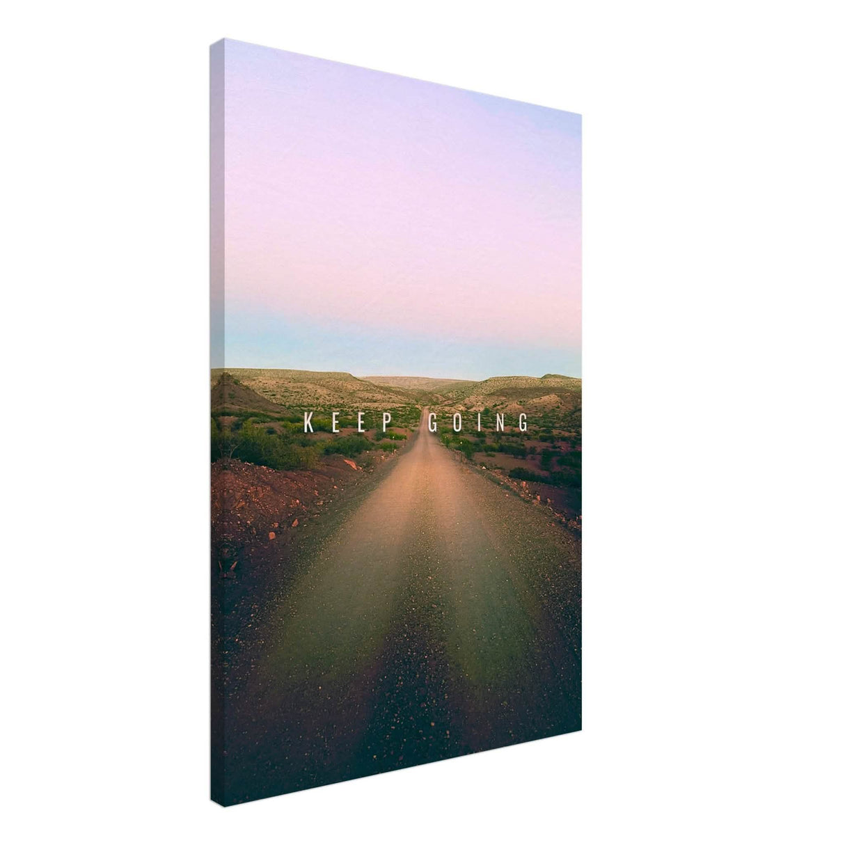 Da Vinci Motivational Wall Art | Keep Going - Canvas - 50x75 cm / 20x30″ - Slim