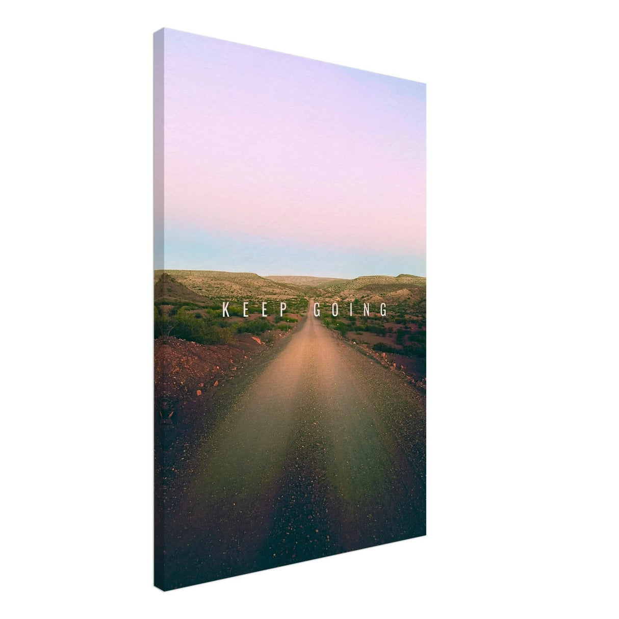 Da Vinci Motivational Wall Art | Keep Going - Canvas - 60x90 cm / 24x36″ - Thick