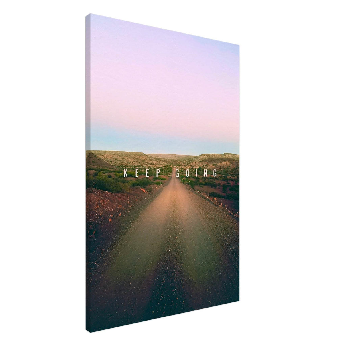 Da Vinci Motivational Wall Art | Keep Going - Canvas - 60x90 cm / 24x36″ - Slim