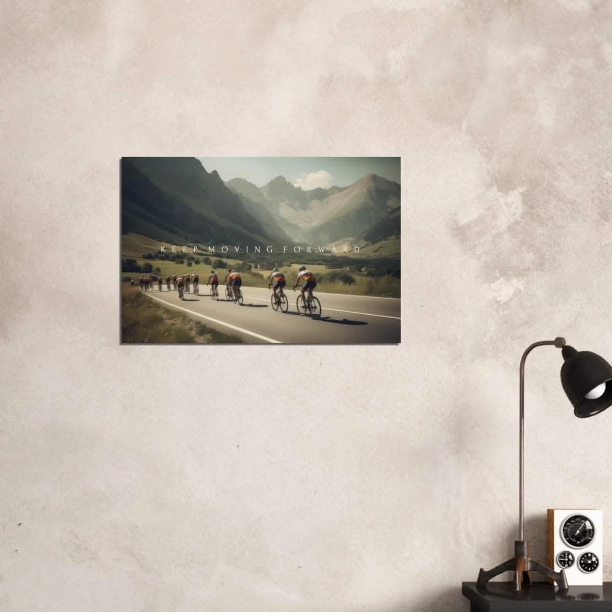 Da Vinci Motivational Wall Art | Keep Moving - Wood Prints - 50x75 cm / 20x30″ - 10 mm