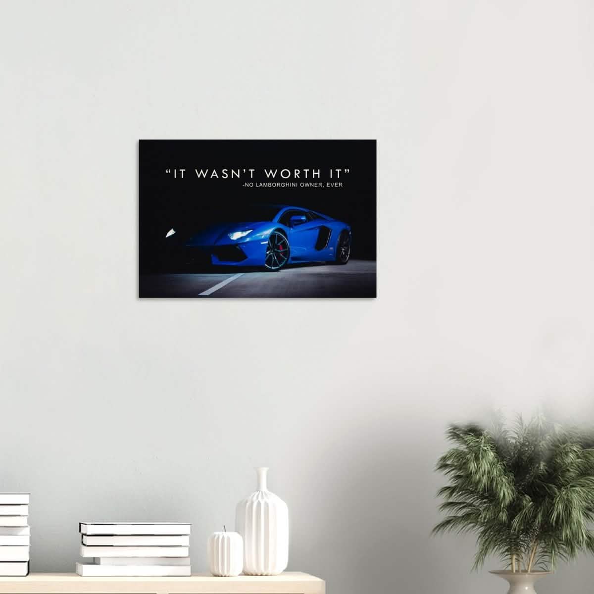 Da Vinci Motivational Wall art | Lamborghini - Wood Prints - 40x60 cm / 16x24″ - 10 mm