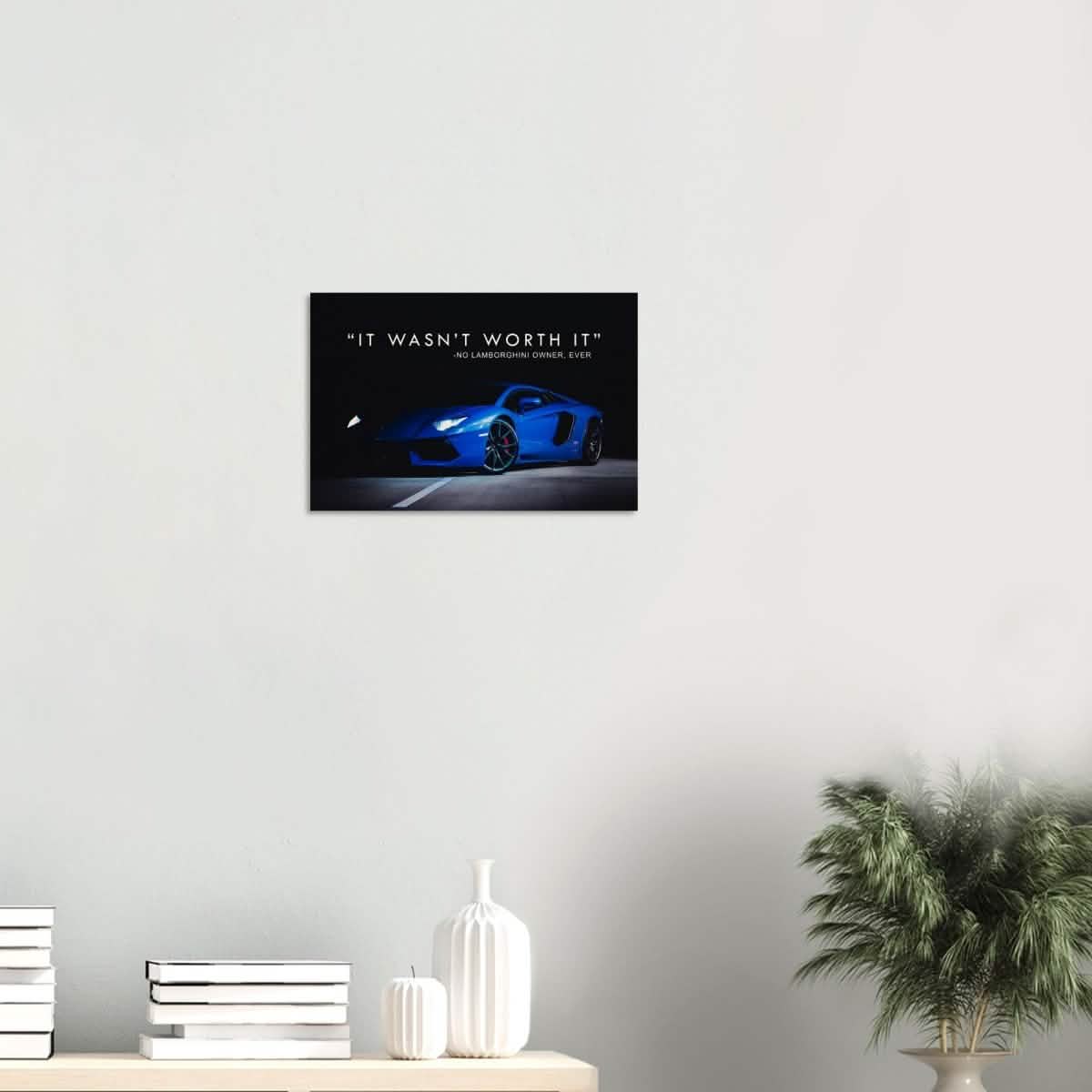 Da Vinci Motivational Wall art | Lamborghini - Wood Prints - 30x45 cm / 12x18″ - 20 mm
