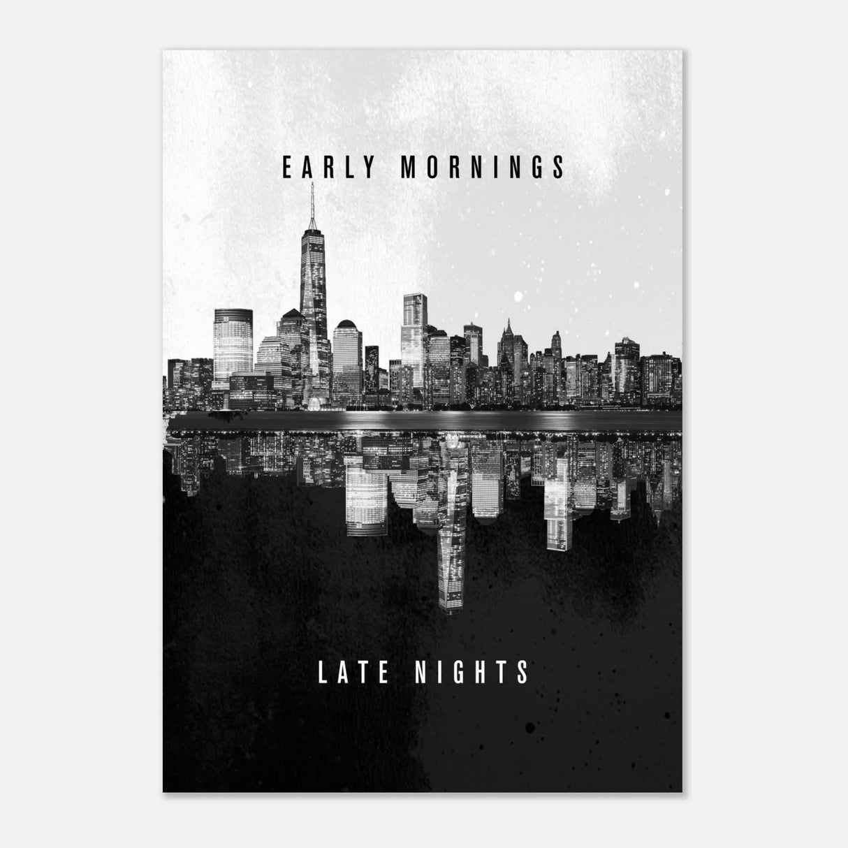 Da Vinci Motivational Wall Art | Late Nights - Aluminum Print - 70x100 cm / 28x40″ -