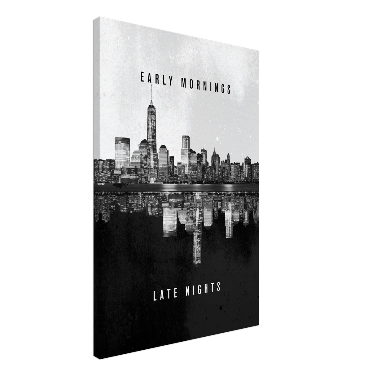 Da Vinci Motivational Wall Art | Late Nights - Canvas - 60x90 cm / 24x36″ - Thick