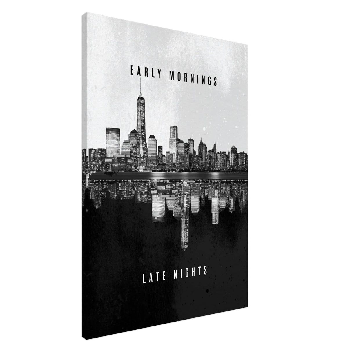 Da Vinci Motivational Wall Art | Late Nights - Canvas - 70x100 cm / 28x40″ - Slim