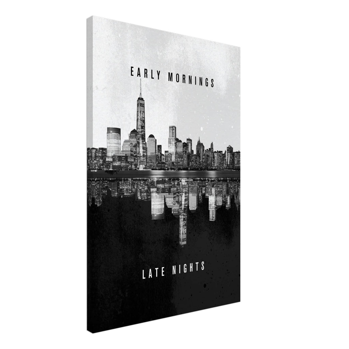 Da Vinci Motivational Wall Art | Late Nights - Canvas - 50x75 cm / 20x30″ - Slim