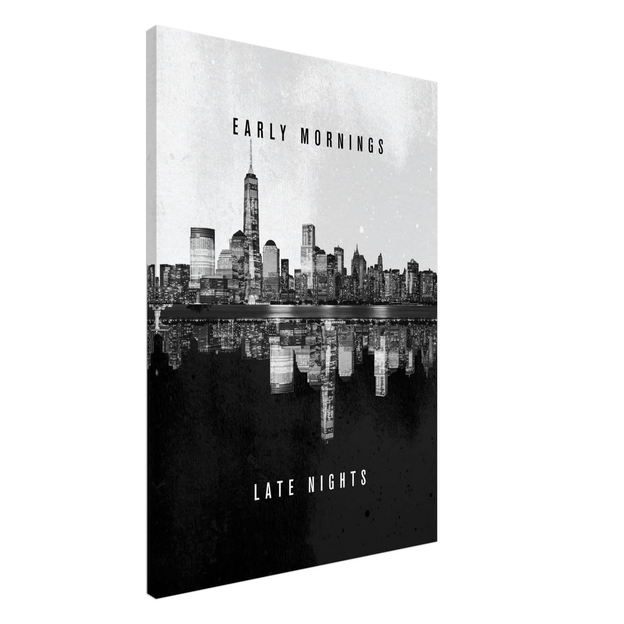 Da Vinci Motivational Wall Art | Late Nights - Canvas - 70x100 cm / 28x40″ - Thick