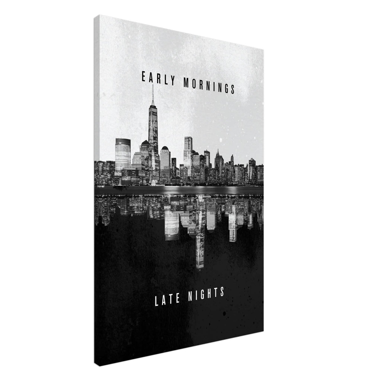 Da Vinci Motivational Wall Art | Late Nights - Canvas - 60x90 cm / 24x36″ - Slim